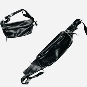 Rare‼️EUC TUMI Sleek Sling/ Crossbody/Fanny Safe International Travel Bag